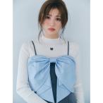 ショッピングリボン ワンピース ビッグリボンオフショルワンピース