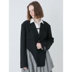 ショッピングHIGH ジャケット テーラードジャケット TW Twill High Cut Hem Jacket/TWツイル ハイカットヘムジャケット レディース