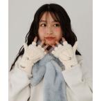 手袋 ケーブルファーミトン キッズ 子供 女の子