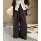 パンツ ウォームタックワイドパンツ レディース