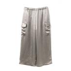 ショッピングカーゴ パンツ mizuiro ind サテンカーゴパンツ レディース