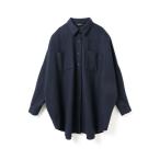 ショッピングブラウス ブラウス シャツ mizuiro ind ポケット付きワイドシャツ レディース