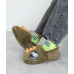 ショッピング恐竜 スリッパ キッズ恐竜ファースリッパ