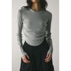 ショッピングＴシャツ tシャツ ヘムラウンドリブトップ レディース
