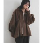 ショッピングブルゾン ブルゾン アウター ウエストタックダブルジップブルゾン レディース