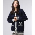  вязаный свитер [WOMEN] карман ba колено вырез лодочкой кардиган женский мужской 