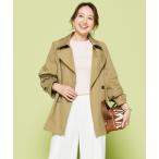 「UNFILO」 トレンチコート LARGE オレンジ レディース