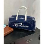 ショッピングエナメルバッグ 「sedacle girl」 ハンドバッグ FREE ネイビー レディース