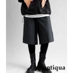 「antiqua」 ハーフパンツ FREE ブラック レディース