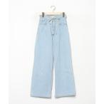 [FREE'S MART] Denim брюки X-SMALL индиго голубой женский 