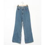 「SLY」 ブーツカットデニムパンツ 1 ブルー レディース