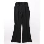 「ELENDEEK」 ブーツカットパンツ 01 ブラック レディース