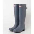 「HUNTER」 レインブーツ 38 ブルー レディース