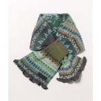 ショッピングアナスイ マフラー ストール ジャカードキャンディーマフラー レディース