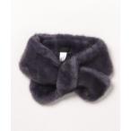 ショッピングアナスイ マフラー ストール エコファー差込みマフラ− レディース