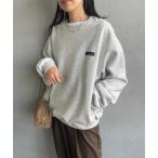 ショッピング裏起毛 トレーナー スウェット 「THOUSAND MILE/サウザンドマイル」 別注 ワンポイントロゴ クルーネックスウェット レディース メンズ