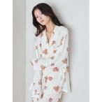 パジャマ ルームウェア フェイバリット総柄シャツ レディース