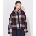 ブルゾン アウター クレストブリッジチェックダッフルブルゾン レディース