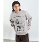 セーター ニット 「Shiomi Wada(シオミ ワダ)」イラストジャガードニットプルオーバー メンズ