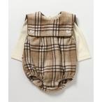 ショッピングベビー ベビー セーラー衿サロペット＋インナーセット