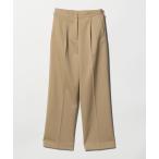 パンツ 「conte」タック ワイドパンツ レディース