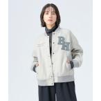 ショッピングハート ブルゾン アウター BHロゴ ビッグシルエット スタジャン レディース