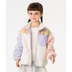 ブルゾン アウター SHIPS Colors:90〜140cm / 「洗濯機可能」ボア ジップ ジャケット キッズ 子供服 男の子 女の子