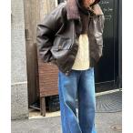 ブルゾン アウター diggity　インナーボアフライトブルゾン レディース