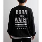 ショッピングhurley トレーナー スウェット 「Hurley:ハーレー」バックプリントロゴスウェット　トレーナー　吸水速乾　SWEAT BFW CREW メンズ レディース