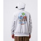 パーカー 「Hurley:ハーレー」スウェットフーディー　プルオーバーパーカー　バックプリント　吸水速乾　SWEAT CHILL OUT CAMP H