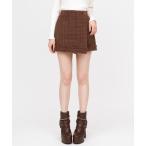 ショッピングツイード パンツ ツイードミニスカパン レディース