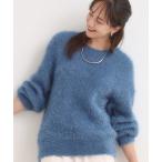 ショッピングドレス ニット セーター 「S-LL/ゆったり」ふわふわシャギー 大人レディなニット レディース