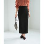 スカート ストレッチジョーゼットストレートスカート