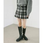 ショッピングスカート スカート ベルト付きアソートプリーツミニスカート　608009