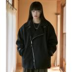 ブルゾン アウター ライダースオーバーブルゾン メンズ レディース
