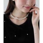 ネックレス ツイストパールネックレス レディース