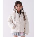 ダウン アウター 「10C REPIPI」エアサーマルフードブルゾン キッズ 子供服 女の子
