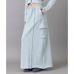 スカート 裏毛 スウェット カーゴ 