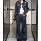 ショッピング韓国 セットアップ デニムセットアップ 「韓国ファッション」 レディース