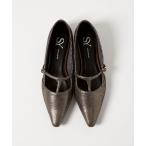 ショッピングストラップ パンプス 「SY」 Tストラップ フラット15↑