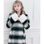 ショッピングパイル ステンカラーコート コート 「Belle Charme」スリムウエストファー付きコート レディース