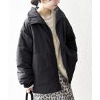 ブルゾン アウター 「WEB限定」SHIPS any: 中綿 ダブル ジップ スタンド ブルゾン レディース