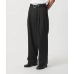 ショッピングストレート スラックス TWツイル 2P ワイド ストレート スラックス メンズ
