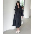セットアップ 「Jasmine」ニットチューブワンピース＋ロングカーディガン レディース