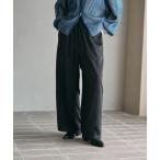 パンツ サテンギャザーWストレートパンツ　600152 レディース