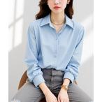 ブラウス シャツ ジャストフィット�