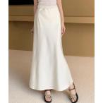 スカート サテンマーメイドロング�