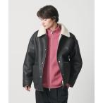 ブルゾン アウター ムートンライク リバーシブル ジャケット メンズ