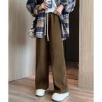 スウェットパンツ ジャージ 裏ボア リブルーズシルエットパンツ レディース