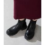 ブーツ 「 厚底 」ニット ドッキング タンクソール ブーツ /51412 レディース
